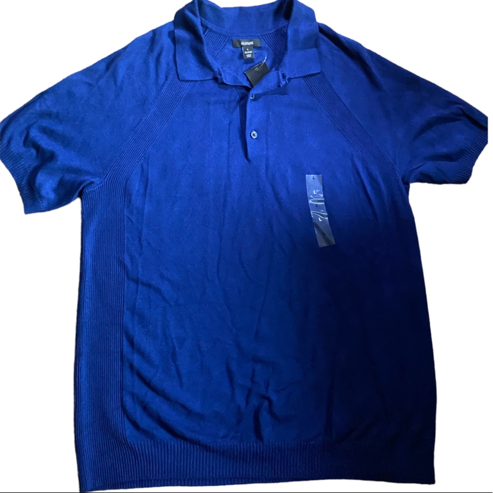 NWT Alfani men’s size L polo from macys